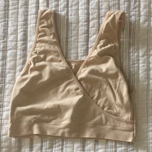 Soft stretchy bra for maternity or breastfeeding